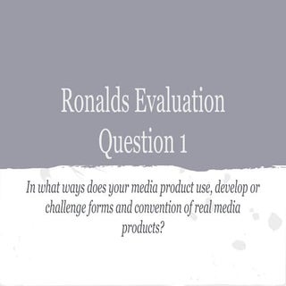 Evaluation question 1