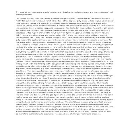 Evaluation question 1 Nikitha 