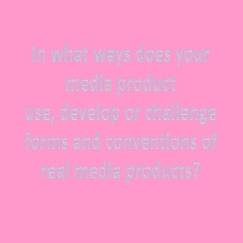 Evaluation question 1