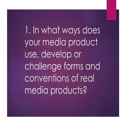 Evaluation Question 1