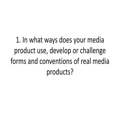 Evaluation question 1