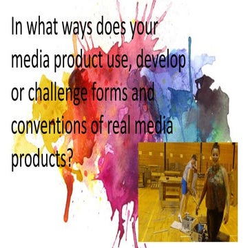 Evaluation question 1