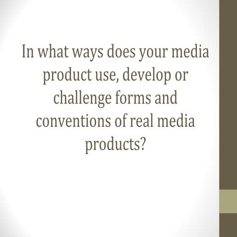 Evaluation Question 1