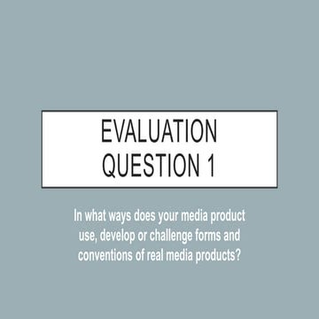 Genre conventions media a2 | PPTX