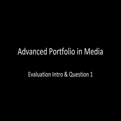 Evaluation question 1 a2