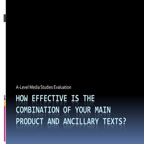 Media Studies Evaluation Question 2