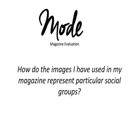 Evaluation question 2