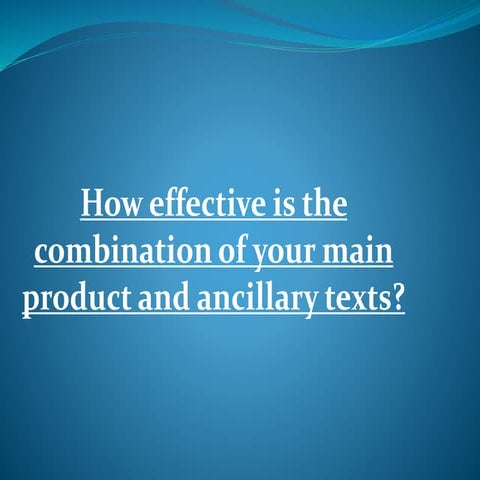 Evaluation question 2