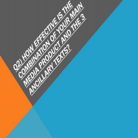 Evaluation question 2