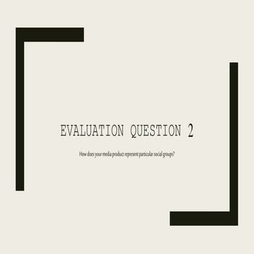 Evaluation activity 2 | PPTX