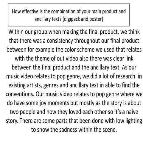 Evaluation question 2