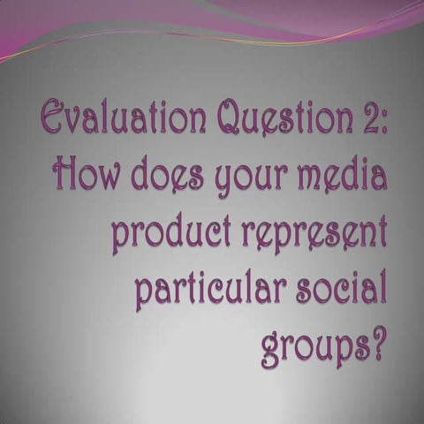 Evaluation activity 2 | PPTX