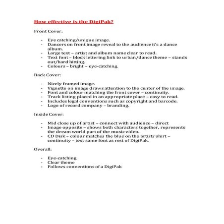 Evaluation Question 2 Notes