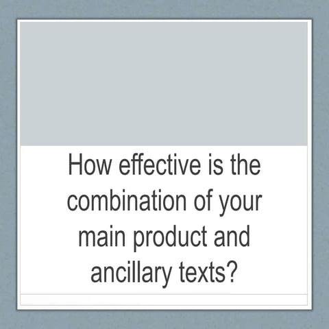 Evaluation question 2 