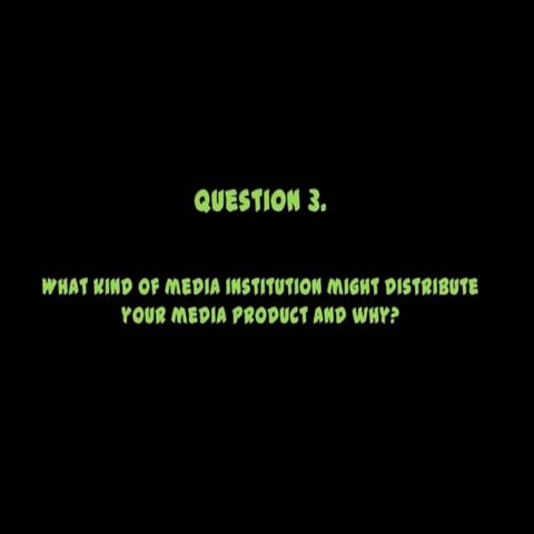 Evaluation question 3