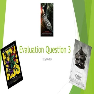 Evaluation Question 3