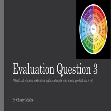 Evaluation question 3