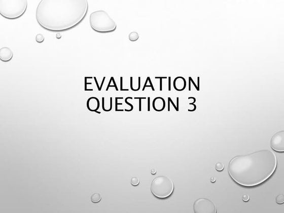 Evaluation question 2 | PPTX