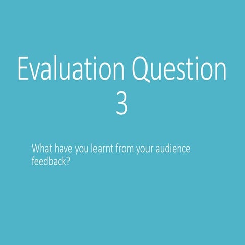 Brad Matthews Advanced Portfolio - Evaluation Question 3