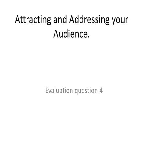 Evaluation question 4