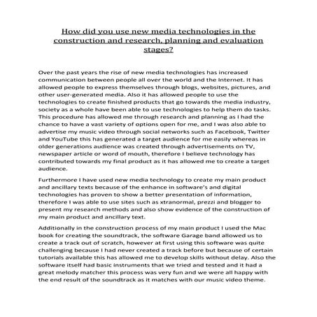 Evaluation question 4