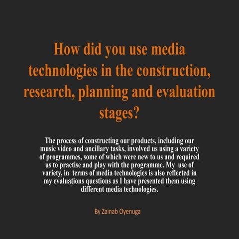 Evaluation question 4