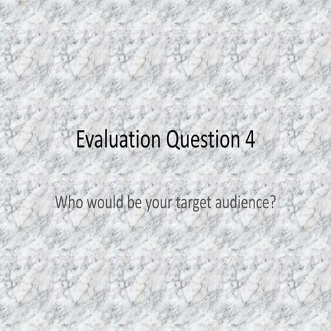 Evaluation question 2
