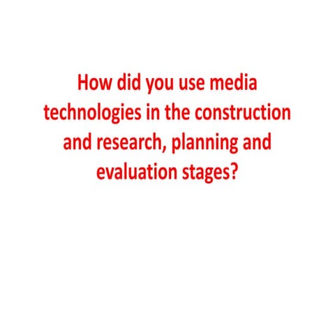 Evaluation question #4