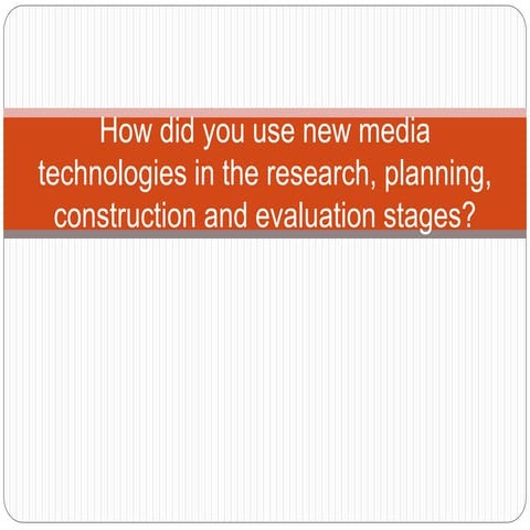 Evaluation Question 4