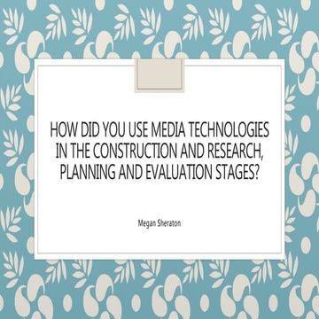 Evaluation question 4