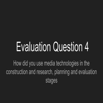 Evaluation question 4 (1)