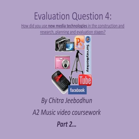 Evaluation question 4 part 2)