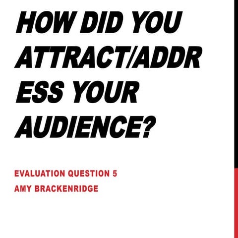 Evaluation question 5