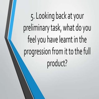 Evaluation question 5