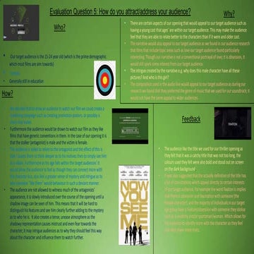 Evaluation question 5