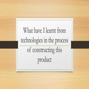 Evaluation question 5