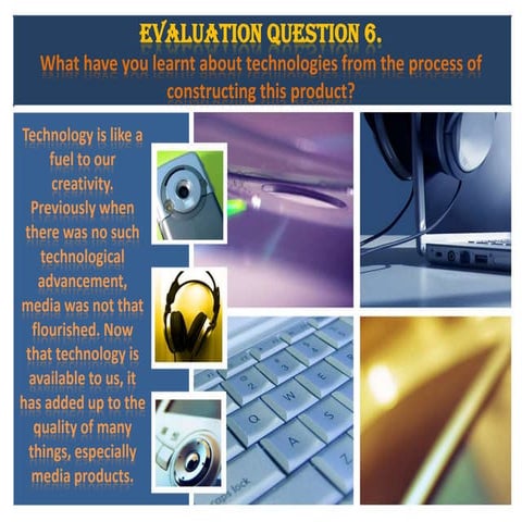 Evaluation question 6