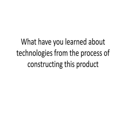 Evaluation question 6