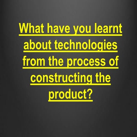 Evaluation question 6 finished