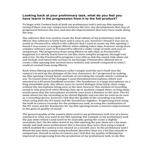 Evaluation question 7