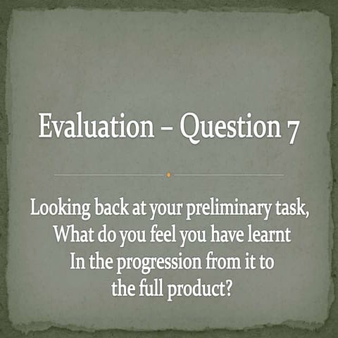 Evaluation Activity 7 | PPTX