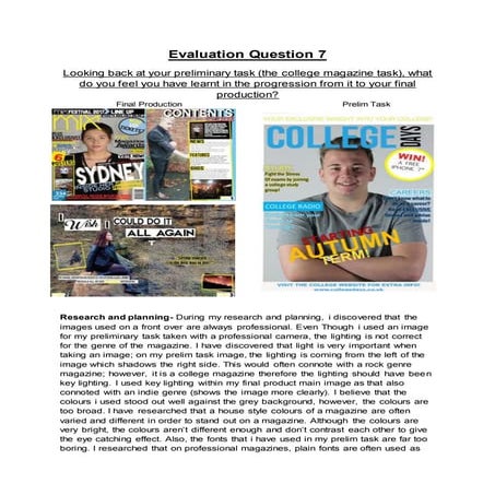 Student Magazine Project | PPTX