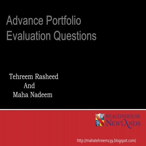 Evaluation questions   copy