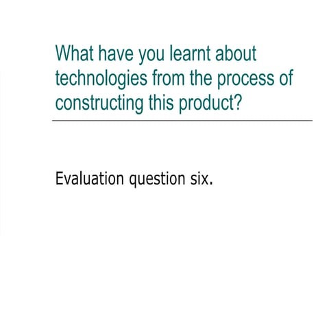 Evaluation - photoshop | PPTX
