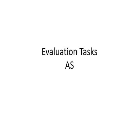 Evaluation Activities Ppt[1] | PPTX
