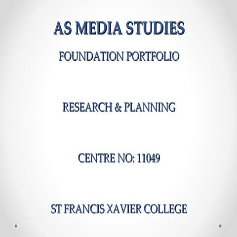 Evaluative presentation of my artefacts