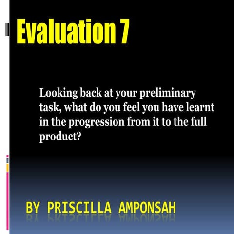 Evalution 7
