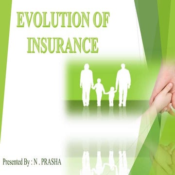 Evalution of insurance | PPTX