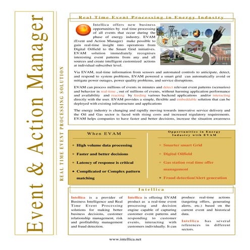 Event processing in Energy Industry