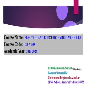 Electric and Hybrid Vehicles_Unit 2.pptx